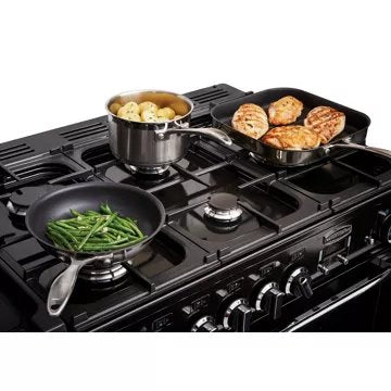 Piano de cuisson gaz FALCON KITCHENER 90 Mixte INOX CHROME