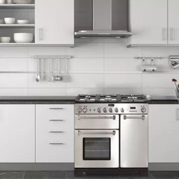 Piano de cuisson gaz FALCON KITCHENER 90 Mixte INOX CHROME