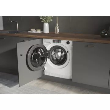 Lave linge hublot  encastrable 							HAIER				HW90B416FWB-FR