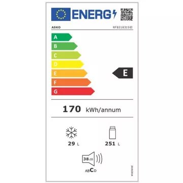 Réfrigérateur 1 porte encastrable 							ASKO				RFB31831SEI