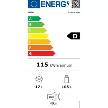 Réfrigérateur top							SMEG				FAB10RWH6