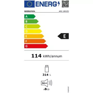 Réfrigérateur 1 porte encastrable 							WHIRLPOOL				ARG180152