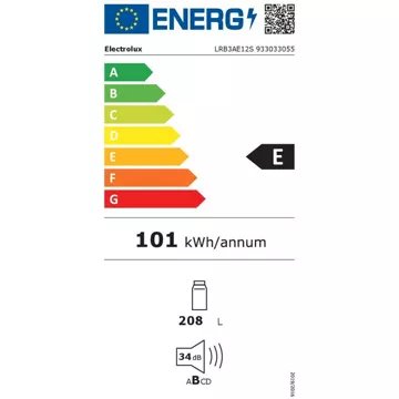 Réfrigérateur 1 porte encastrable 							ELECTROLUX				LRB3AE12S