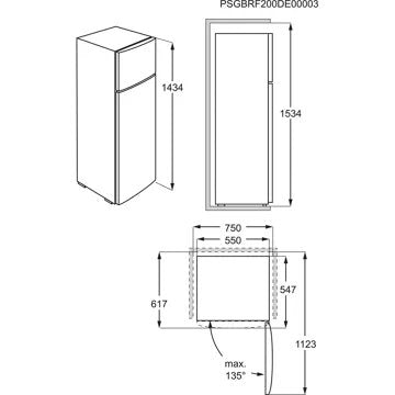 Réfrigérateur 2 portes							AEG				RDB424E1AX