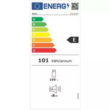 Réfrigérateur 1 porte encastrable 							ASKO				R31221SI