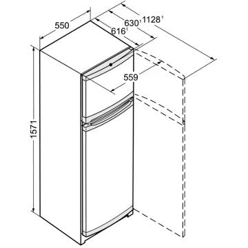 Réfrigérateur 2 portes							LIEBHERR				CTPele251-26