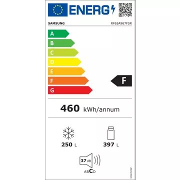 Réfrigérateur multi portes							SAMSUNG 				RF65A967FSR Reconditionné