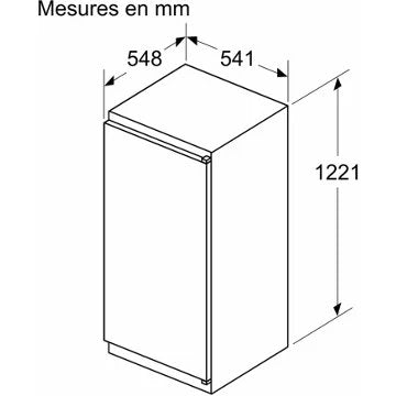 Réfrigérateur 1 porte encastrable 							BOSCH				KIL42NSE0 Série 2 MultiBox XXL Reconditionné