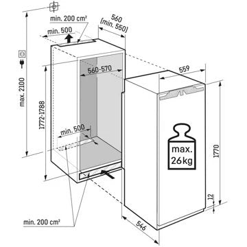 Réfrigérateur 1 porte encastrable 							LIEBHERR				IRBci5150-22 Prime BioFresh