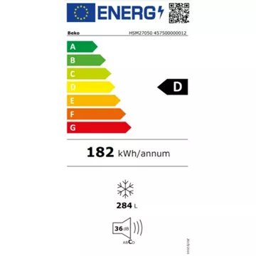 Congélateur coffre							BEKO				HSM27050