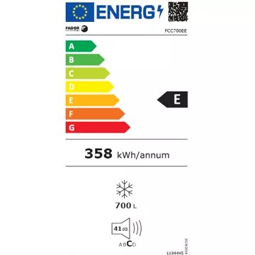 Congélateur coffre							FAGOR				FCC700EE