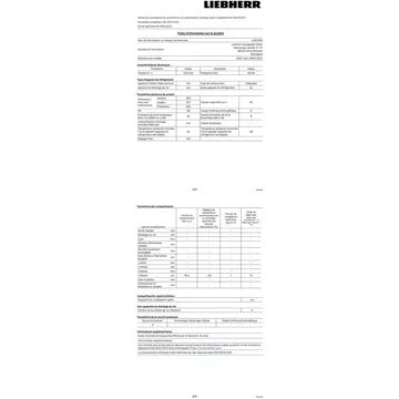 Congélateur encastrable 							LIEBHERR				SUIG1514-26