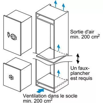 Congélateur top							BOSCH				GIV21AFE0 Reconditionné