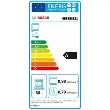 Four encastrable 							BOSCH				HBF153ES1 Serenity Serie 2