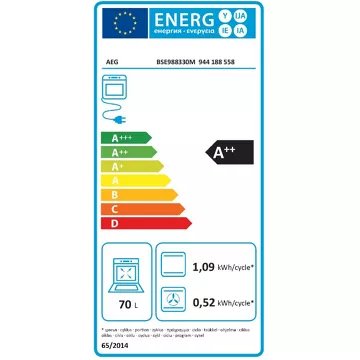 Four encastrable 							AEG				BSE988330M