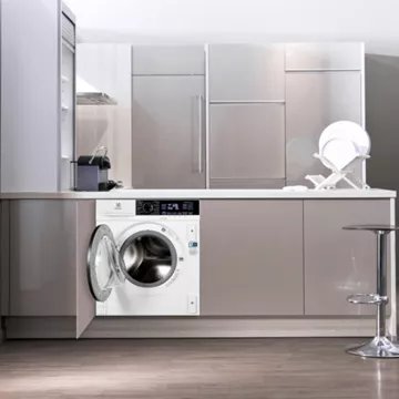 Lave linge séchant hublot  encastrable 							ELECTROLUX				EW8W3816BI