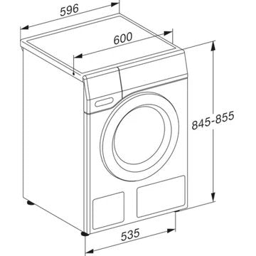 Lave linge hublot 							MIELE				WCG 660