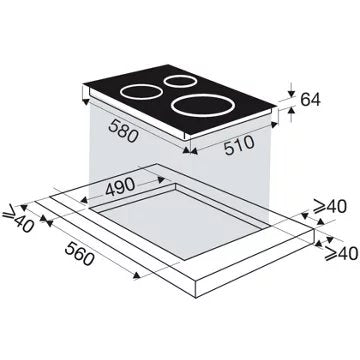 Table induction							SAUTER				SPIN4361B