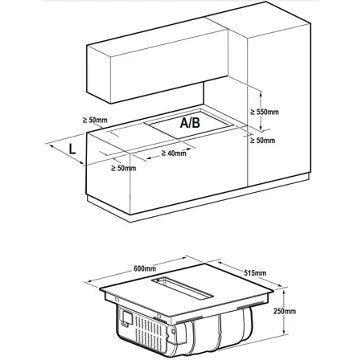 Table induction aspirante							MIOGO				MHI601H Kit recyclage