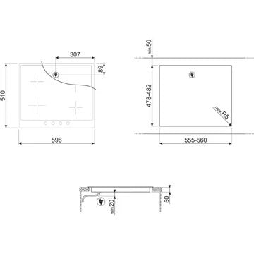 Table induction							SMEG				SI964NM Victoria