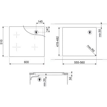 Table induction							SMEG				SIM6644R