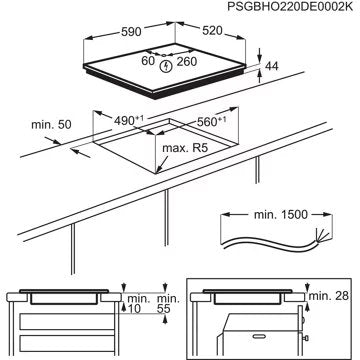 Table induction							ELECTROLUX				EIS67483