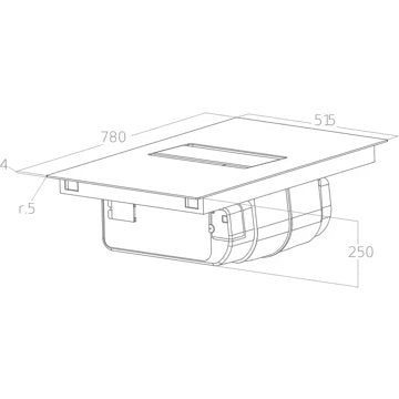 Table induction aspirante							ELICA				NIKOLATESLA ALPHA BL/A/78 (évac/recycl)