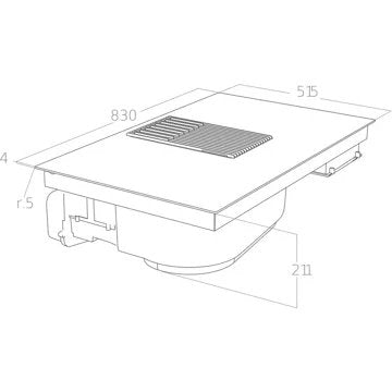 Table induction aspirante							ELICA				NIKOLATESLA LIBRA BL/F/83 (recyclage)