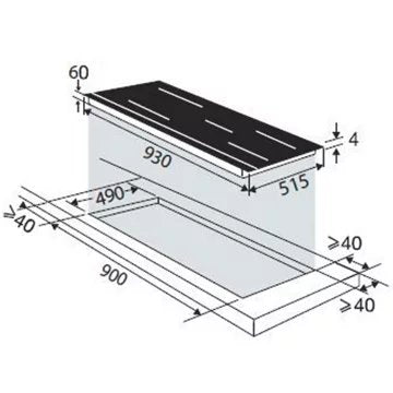 Table induction							DE DIETRICH				DPI7969XS