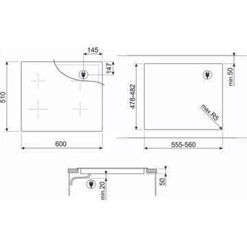 Table induction							SMEG				SIM3644D