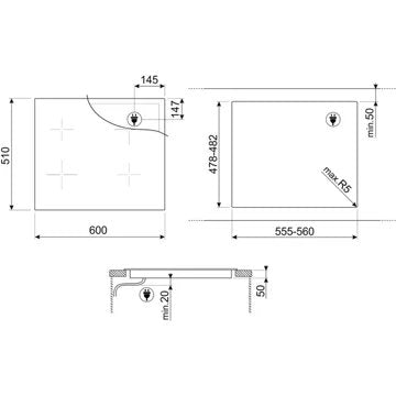 Table induction							SMEG				SIM3644MB