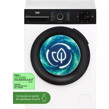 Lave linge hublot 							BEKO				BM3WFU390411 Energy Spin