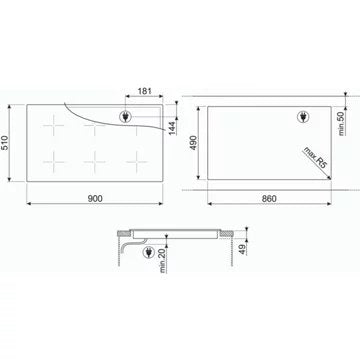 Table induction							SMEG				SIM3964D