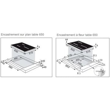 Table induction							DE DIETRICH				DPI4441BT