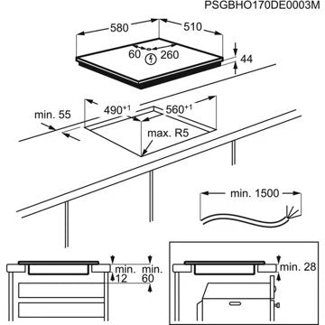 Table induction							AEG				IAE63851IB