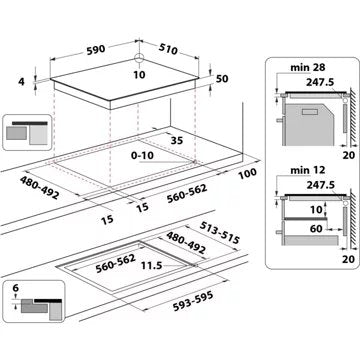 Table induction							WHIRLPOOL				WFS9860CPNE CleanProtect