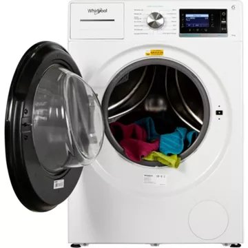 Lave linge hublot 							WHIRLPOOL				W6XW845WBFR Supreme silence