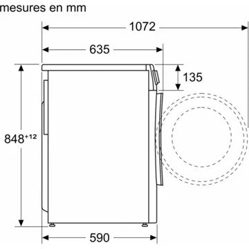 Lave linge séchant hublot 							BOSCH				WNG25400FF