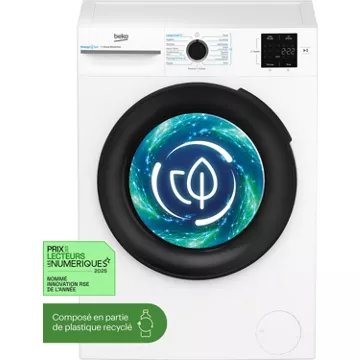 Lave linge hublot 							BEKO				BM3WFU47411B Energy Spin