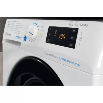 Lave linge séchant hublot 							INDESIT				BDE107436WKVFR