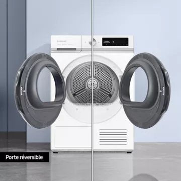 Sèche linge pompe à chaleur							SAMSUNG 				DV90BB7445GWS3 Bespoke AI