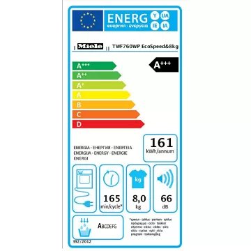 Sèche linge pompe à chaleur							MIELE				TWF 760 WP