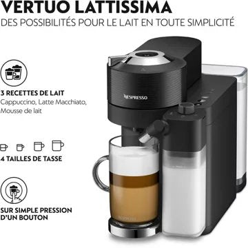 Nespresso							DELONGHI				Latissima Noir ENV300.B