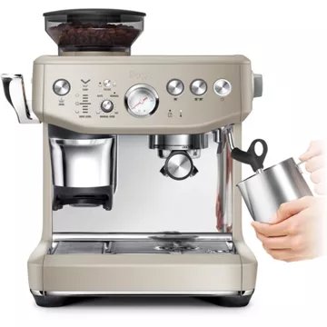 Expresso broyeur							SAGE APPLIANCES				The Barista Express Impress Amande