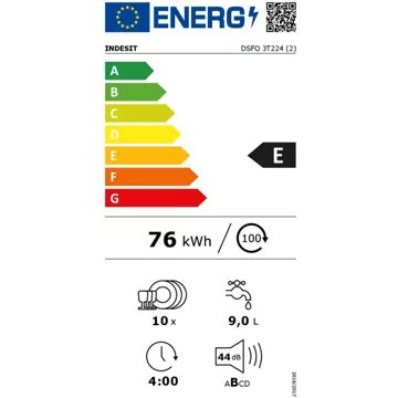 Lave vaisselle 45 cm							INDESIT				DSFO3T224