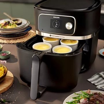 Airfryer							PHILIPS				Series 7000 XXL 8,3L HD9880/90 avec sonde de cuisson intégrée