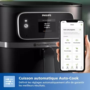 Airfryer							PHILIPS				Series 7000 XXL 8,3L HD9880/90 avec sonde de cuisson intégrée