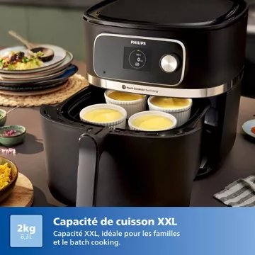 Airfryer							PHILIPS				Series 7000 XXL 8,3L HD9880/90 avec sonde de cuisson intégrée