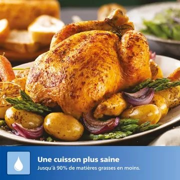 Airfryer							PHILIPS				Series 7000 XXL 8,3L HD9880/90 avec sonde de cuisson intégrée