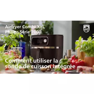 Airfryer							PHILIPS				Series 7000 XXL 8,3L HD9880/90 avec sonde de cuisson intégrée